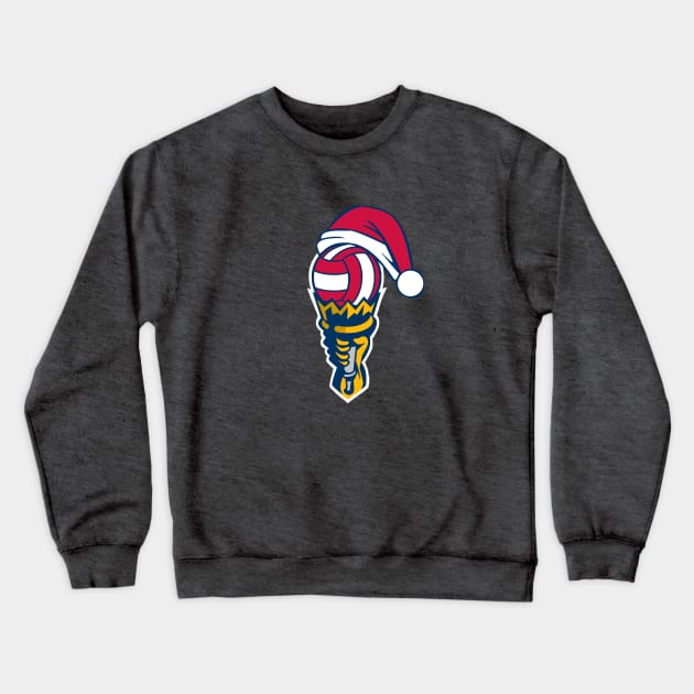 Xmas Logo Crewneck Sweatshirt by metro volleyball events